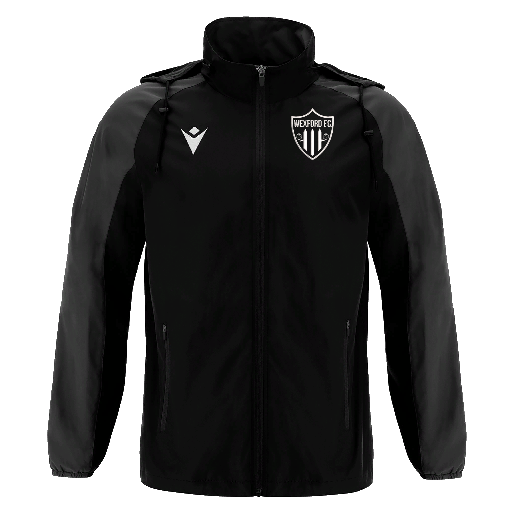 Wexford FC Kids Elbrus Rain Jacket Black