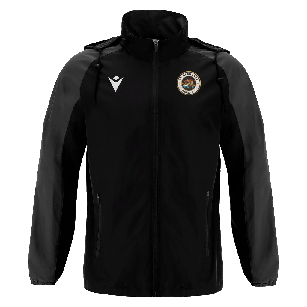St Brendan's United Elbrus Full Zip Rain Jacket Black