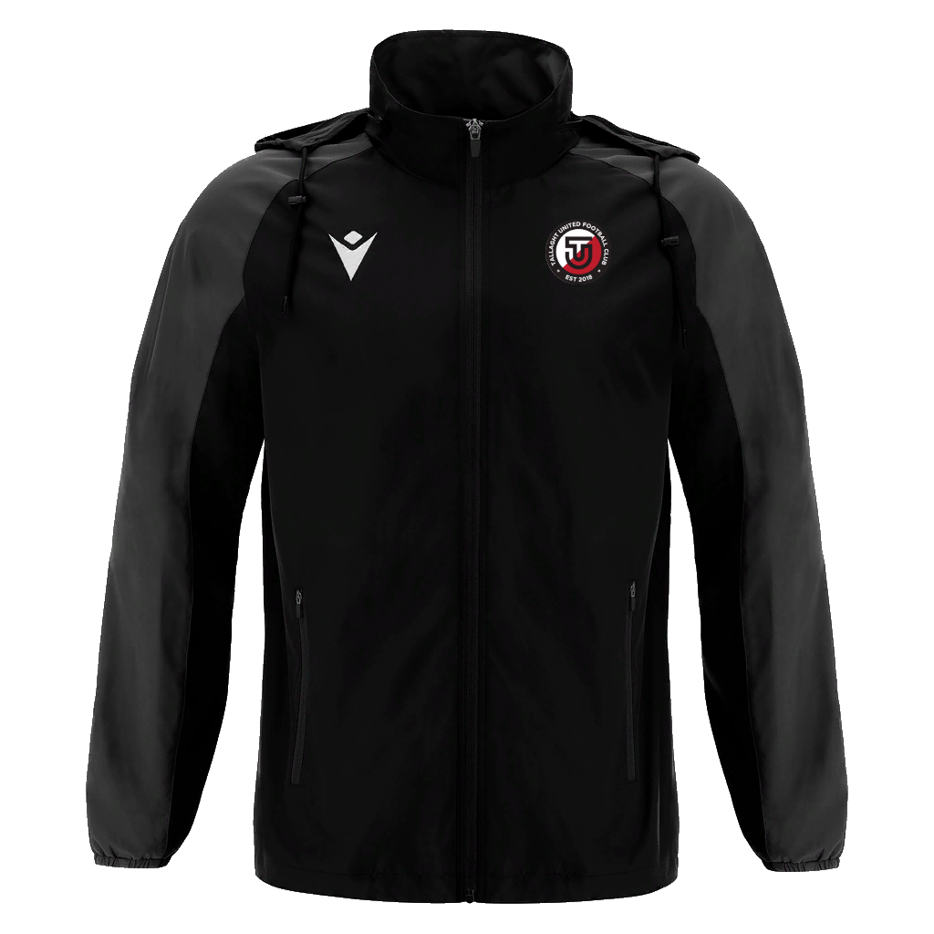 Tallaght United FC Adult Elbrus Rain Jacket Black