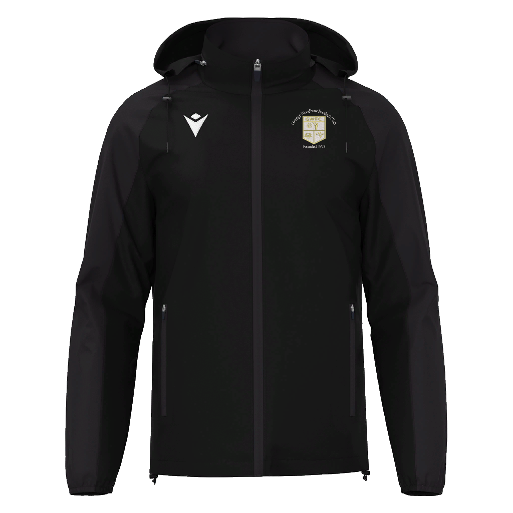 Grange Woodbine FC Elbrus Rain Jacket Black