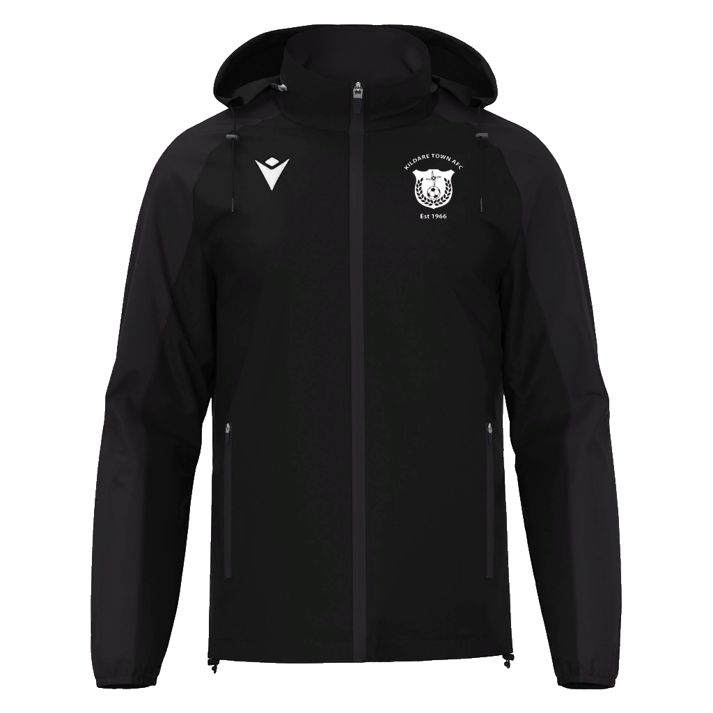 Kildare Town AFC Elbrus Rain Jacket Black