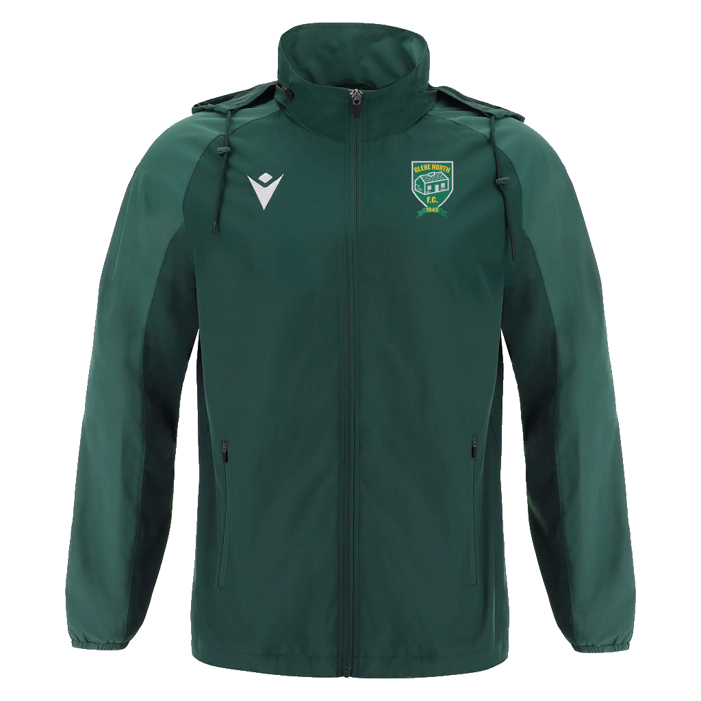 Glebe North FC Kids Elbrus Rain Jacket Bottle Green