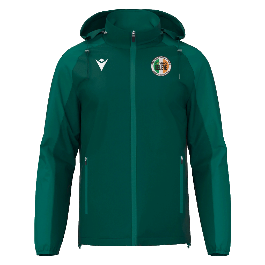 COYBIG Believe CRISC Adults Elbrus Rain Jacket Bottle Green