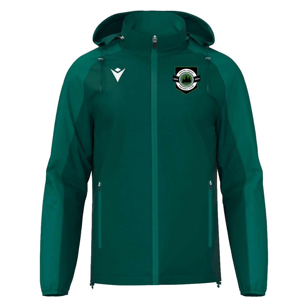 Santry Forest FC Elbrus Rain Jacket Bottle Green