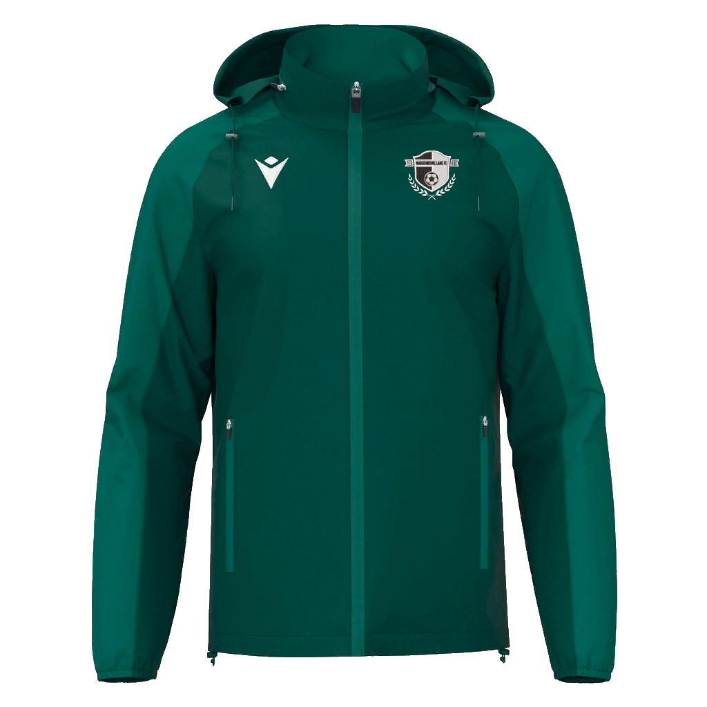 Marrowbone Lane FC Elbrus Rain Jacket Bottle Green (Part of training pack)