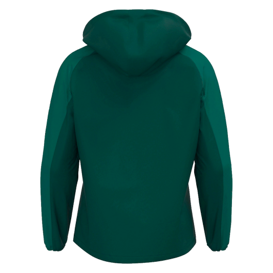 Ireland Women's National Team Official Supporters Club Unisex Elbrus Full Zip Rain Jacket Bottle Green