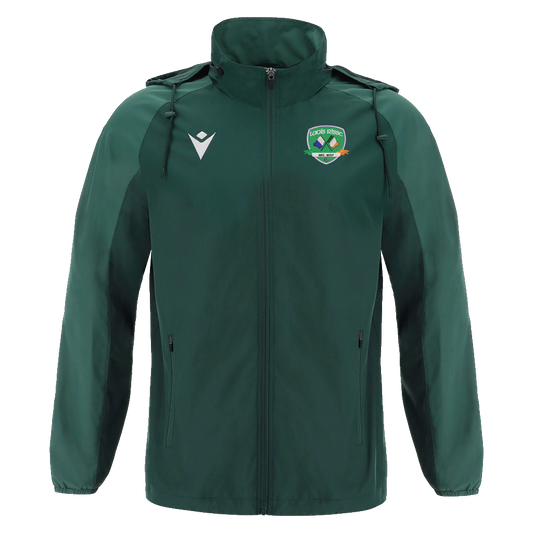 CRISC Laois Adults Elbrus Rain Jacket Bottle Green