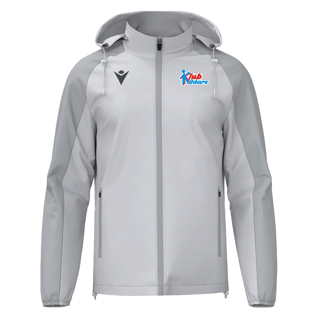Klub Kildare Managers Elbrus Full Lenght Zip Rain Jacket Stone Grey