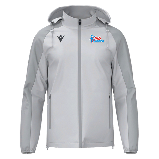 Klub Kildare Managers Elbrus Full Lenght Zip Rain Jacket Stone Grey