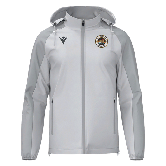 St Brendan's United Elbrus Full Zip Rain Jacket Stone Grey