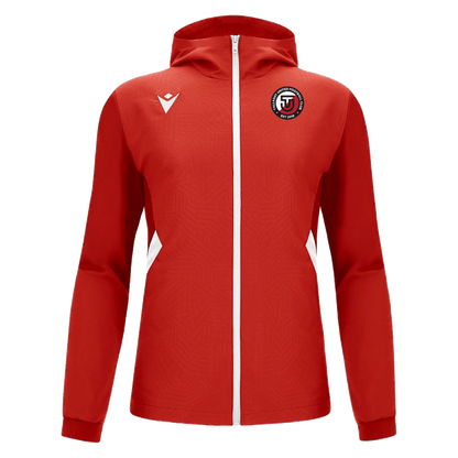 Tallaght United FC Adult Tiamat Full Zip Micro Hoodie Red & White