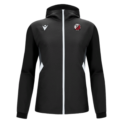 Tallaght United FC Adult Tiamat Full Zip Micro Hoodie Black & White