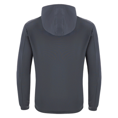 St Brendan's United Tiamat Full Zip Hoodie Anthracite & Neon Sky