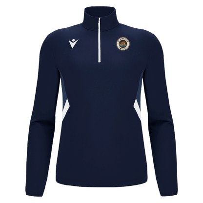 St Brendan's United Piave 1/4 Zip Top Navy & White