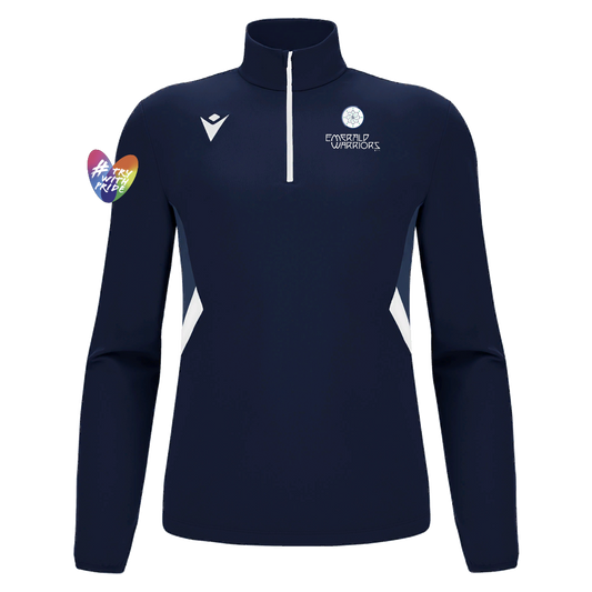 Emerald Warriors RFC Piave 1/4 Zip Top Mens