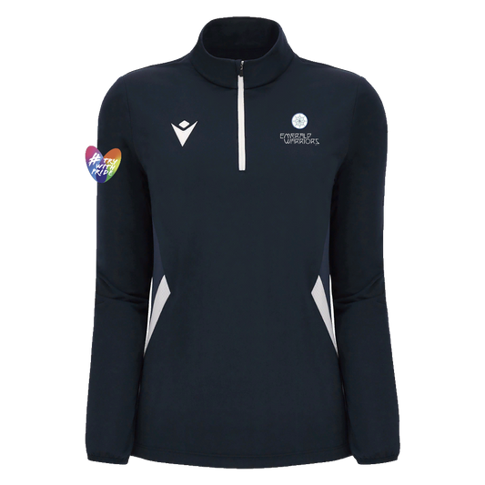 Emerald Warriors RFC Maira 1/4 Zip Top Adults Women