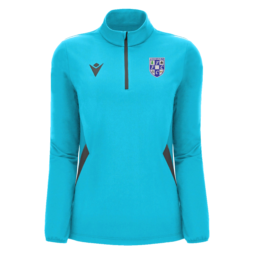 Firhouse Carmel FC Woman's Maira 1/4 Zip Neon Sky