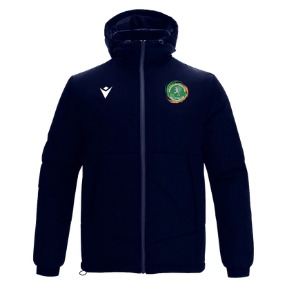Ireland Women's National Team Official Supporters Club Unisex Andes Padded Bomber Jacket Navy
