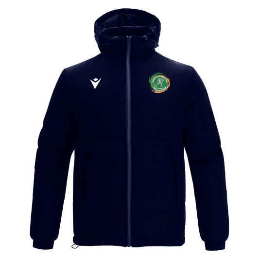 Ireland Women's National Team Official Supporters Club Unisex Andes Padded Bomber Jacket Navy