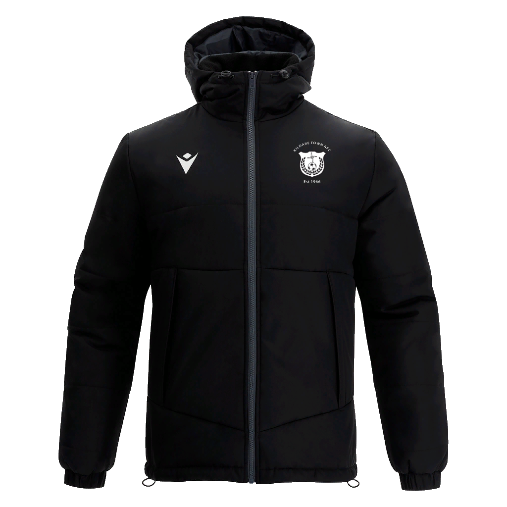Kildare Town AFC Andes Bomber Padded Jacket Black