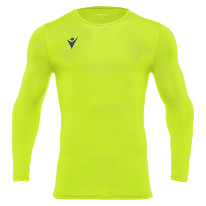 Holly Tech Underwear Top LS Neon Yellow