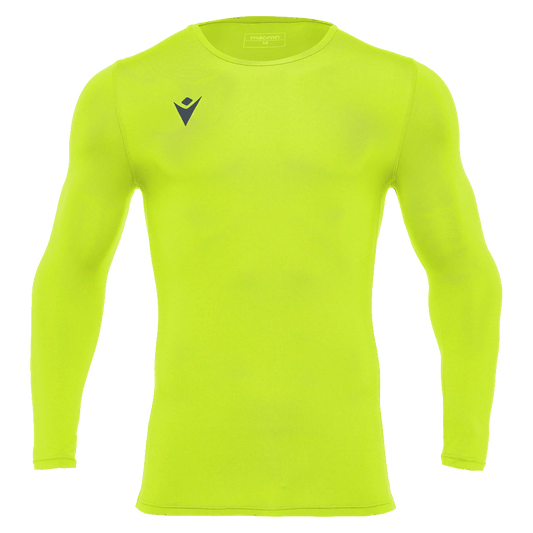 Holly Tech Underwear Top LS Neon Yellow