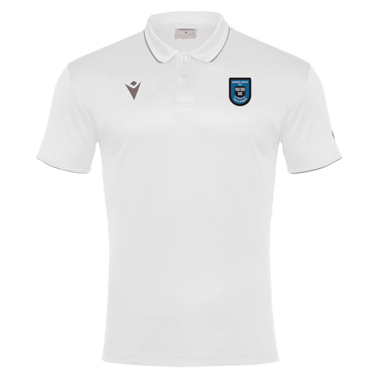 Marks Celtic FC Kids Draco Hero Polo White & Grey