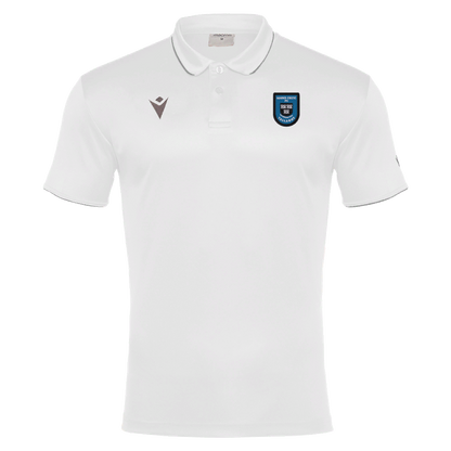 Marks Celtic FC Adult Draco Hero Polo White & Grey