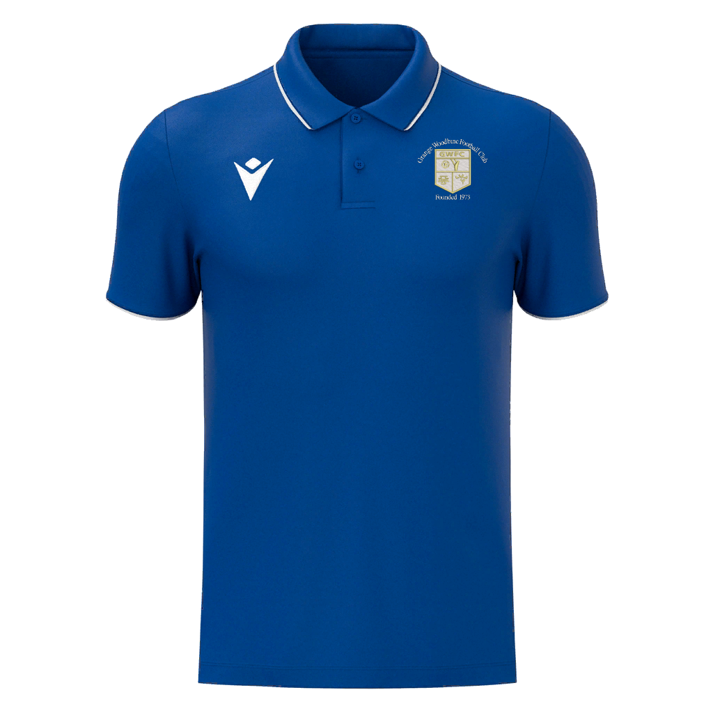 Grange Woodbine FC Draco Hero Polo Royal Blue