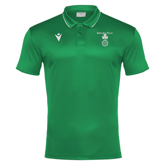 Glenmalure Rovers FC Draco Hero Polo Green & White