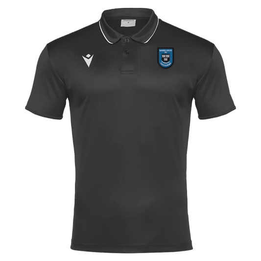 Marks Celtic FC Adult Draco Hero Polo Anthracite & White