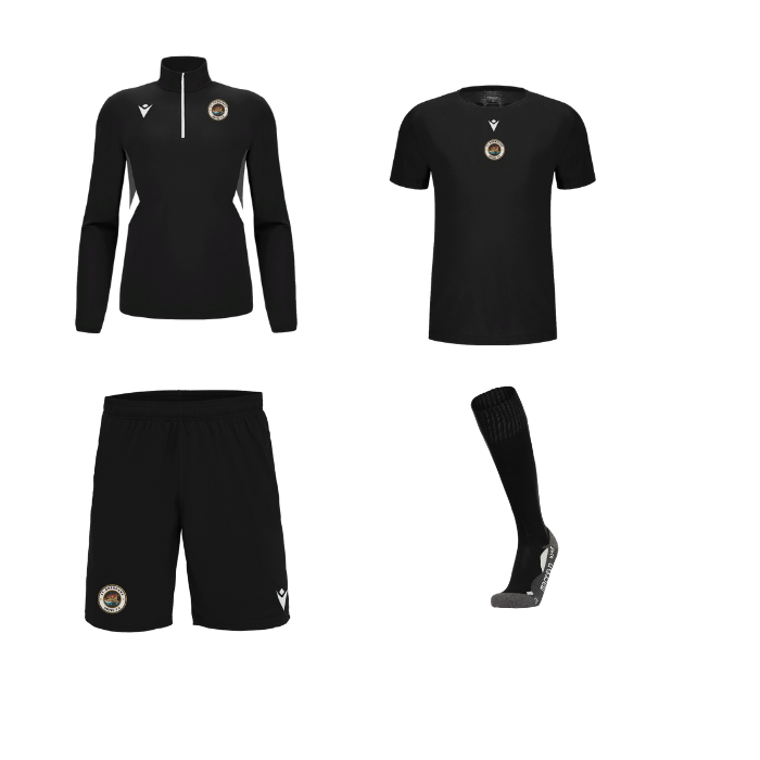St Brendan's United Adult Black Training Pack