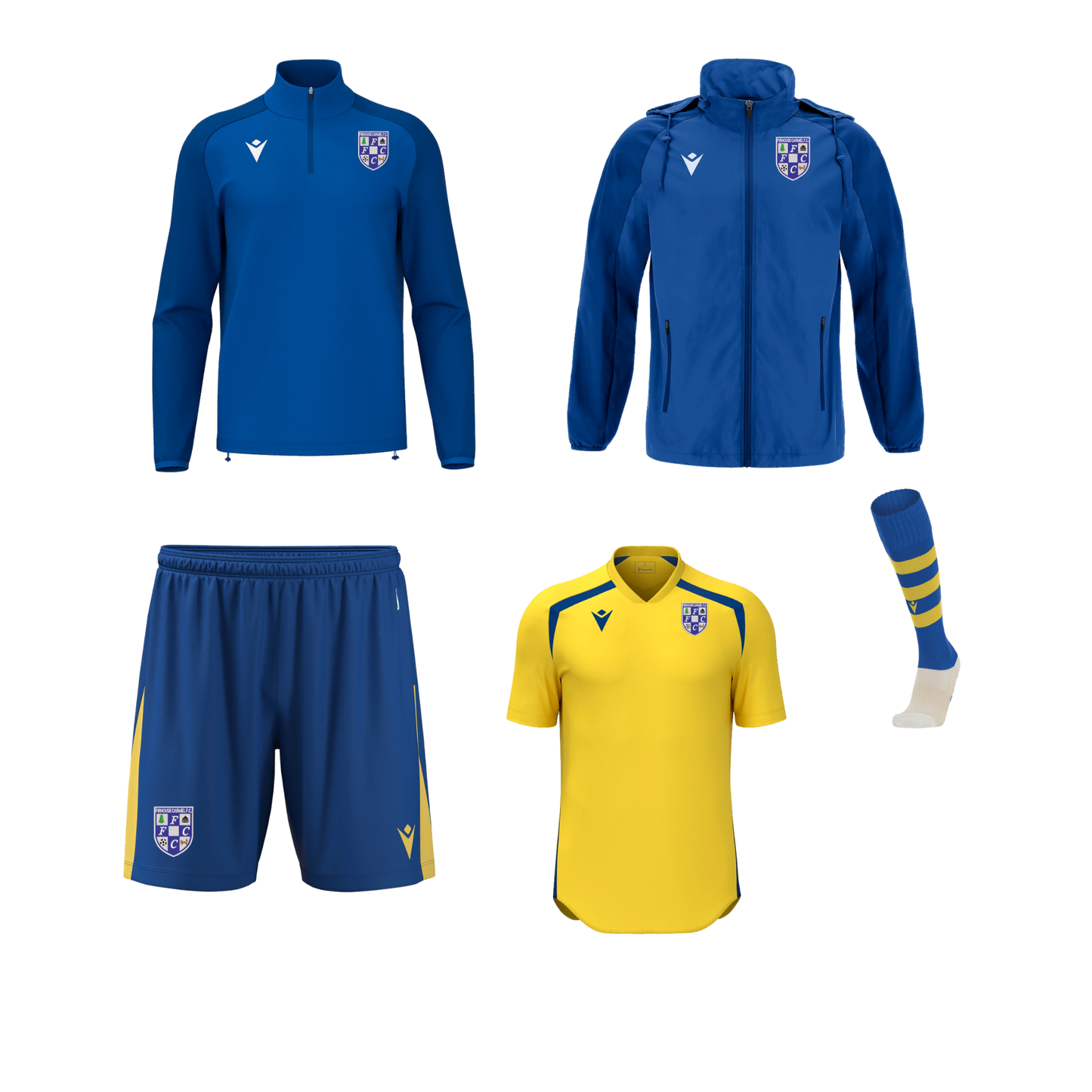 Firhouse Carmel AFC Kids Reg Pack Yellow Shirt