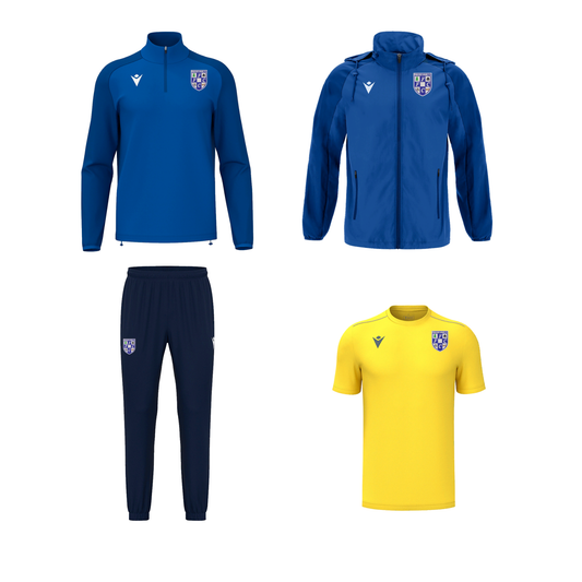 Firhouse Carmel FC Kids Reg Pack Yellow Shirt