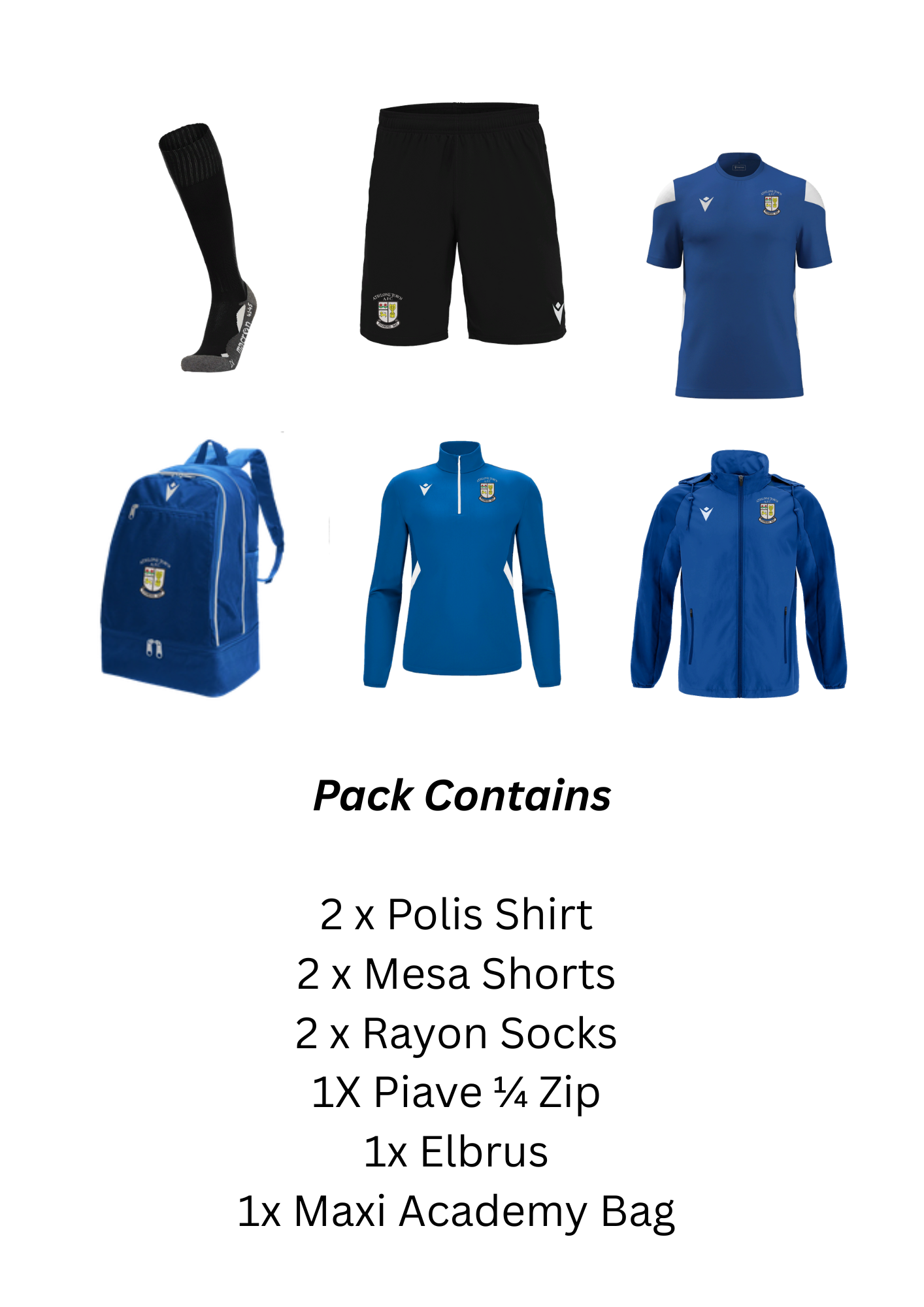 Athlone Town Youth/Adults AFC Training Pack