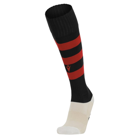 Phoenix Athletic FC Hoops Home Socks Black & Red
